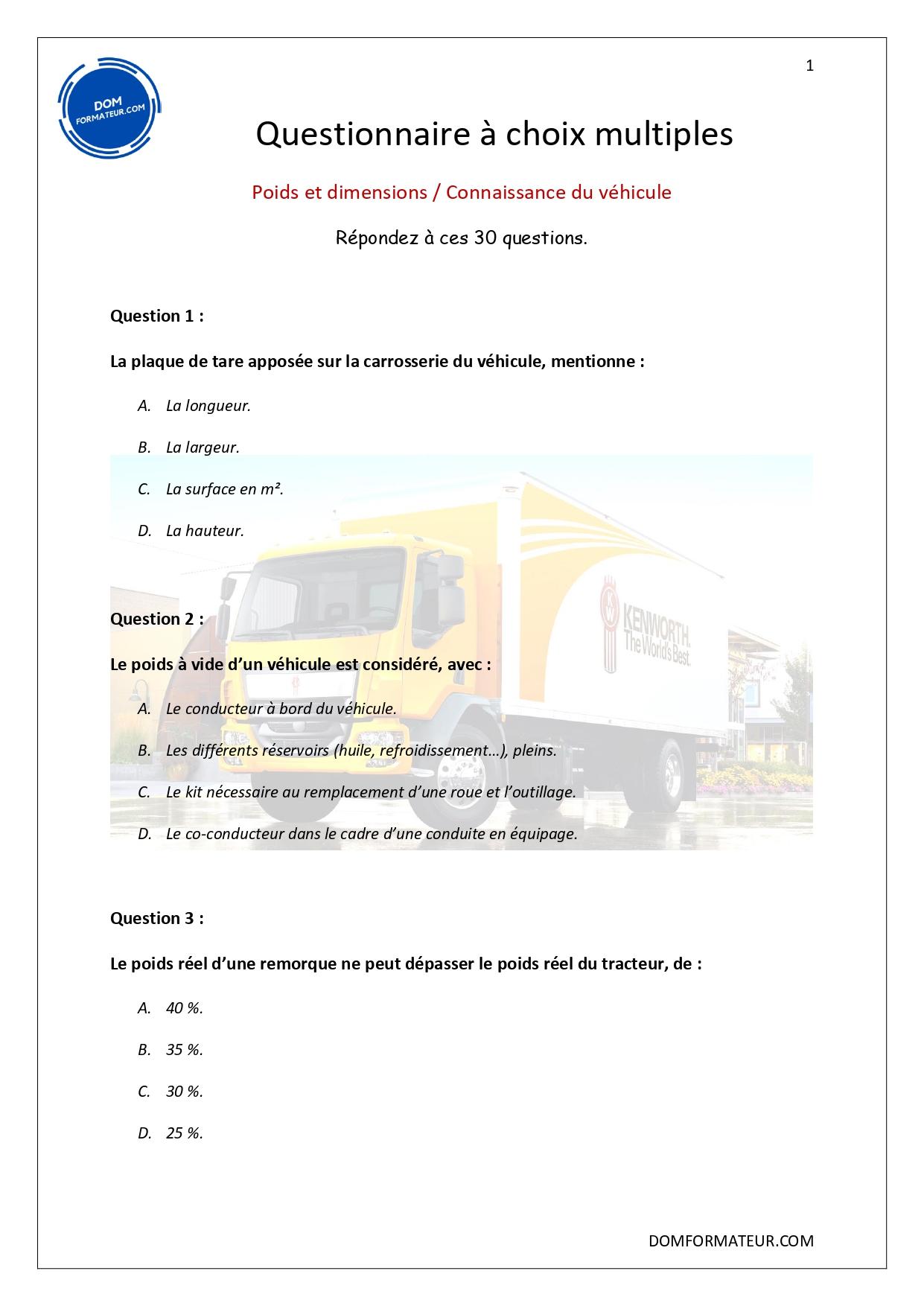 Poids et dimensions page 0001