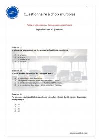 Poids et dimensions page