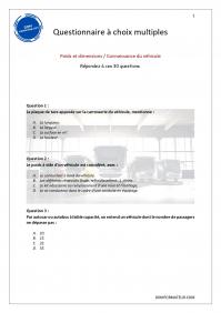 Poids et dimensions page